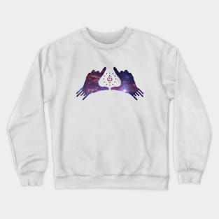 Ethereum Abstract Art Triangle Crewneck Sweatshirt